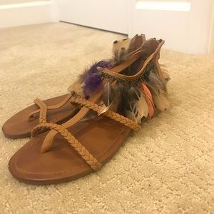 Feather Festival Sandals